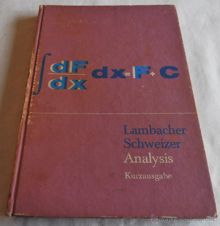 Libros de segunda mano: LAMBACHER SCHWEIZER, ANALYSIS, KURZAUSGABE - Foto 1
