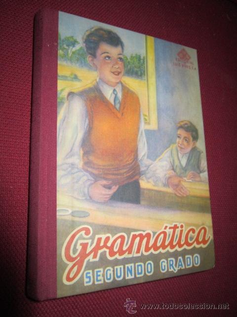 Libros de segunda mano: Gram&aacute;tica. Segundo Grado. Editorial Luis Vives. - Foto 1