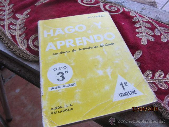 Libros de segunda mano: hago y aprendo 3&ordm; egb. alvarez primer trimestre. - Foto 1