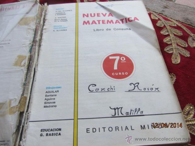 Libros de segunda mano: Nueva matematica, Mi&ntilde;on. 7&ordm; Curso Libro de Consulta. - Foto 1