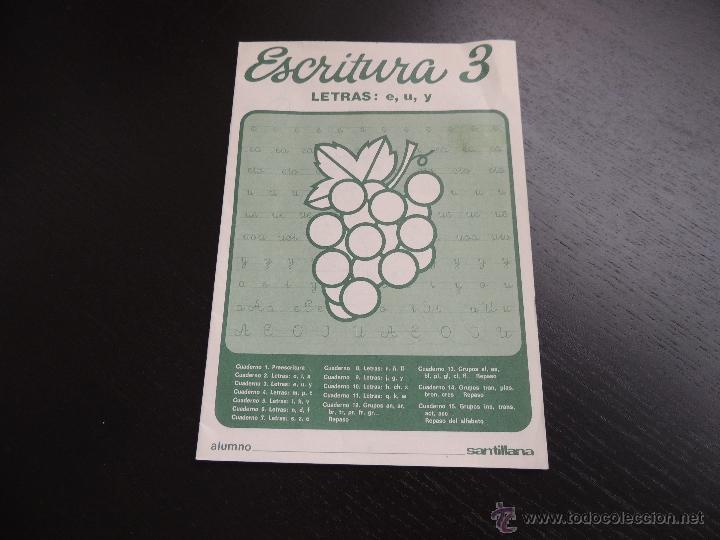 Libros de segunda mano: ESCRITURA DE SANTILLANA N&ordm; 3 - Foto 1