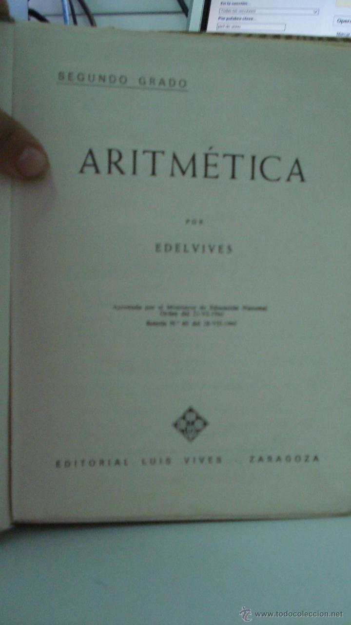 Libros de segunda mano: ESTAMOS LIQUIDANDO. aritmetica segundo grado, Edelvives - Foto 2