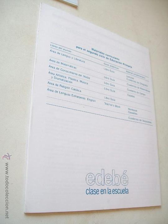 Libros de segunda mano: EDEB&Eacute;,LENGUA Y LITERATURA, EP-2&ordm;. CICLO-PROYECTO Y PROGRAMACI&Oacute;N-1993 - Foto 2