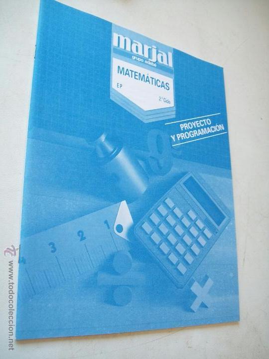 Libros de segunda mano: EDEB&Eacute;, MATEM&Aacute;TICAS, EP-2&ordm;. CICLO-PROYECTO Y PROGRAMACI&Oacute;N-1993 - Foto 1