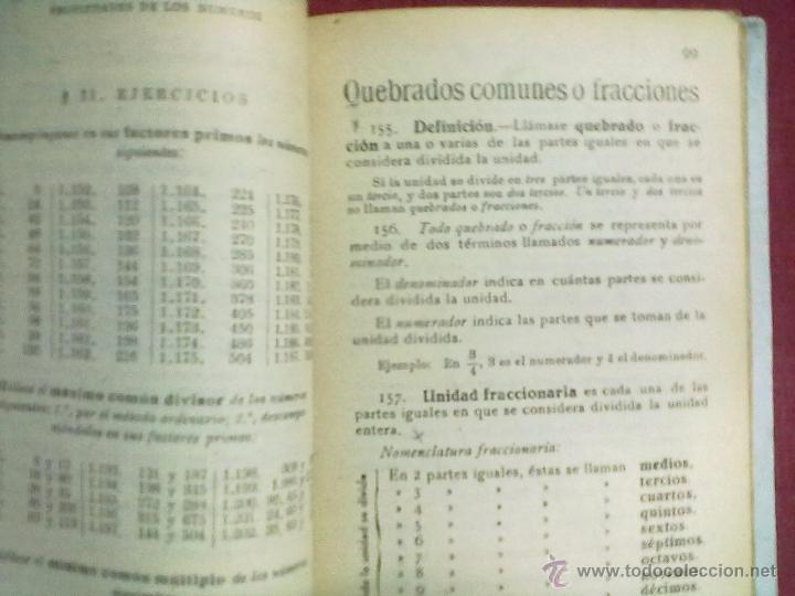 Libros de segunda mano: TRATADO DE ARTMETICA SEGUNDO GRADO EDICIONES BRU&Ntilde;O 1952 - Foto 3