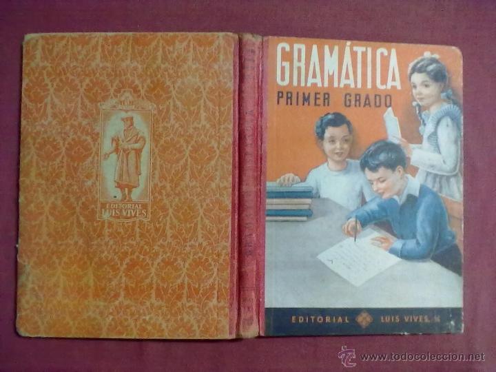 Libros de segunda mano: GRAMATICA PRIMER GRADO EDICIONES LUIS VIVES EDELVIVES FTD 1950 - Foto 1