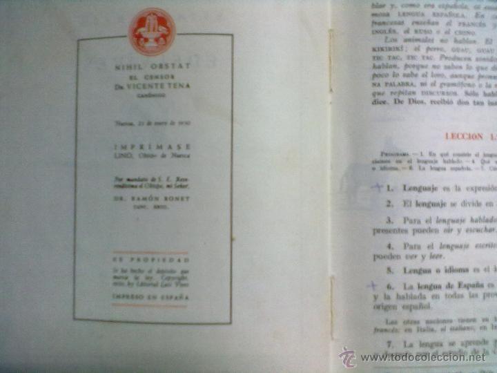 Libros de segunda mano: GRAMATICA PRIMER GRADO EDICIONES LUIS VIVES EDELVIVES FTD 1950 - Foto 2