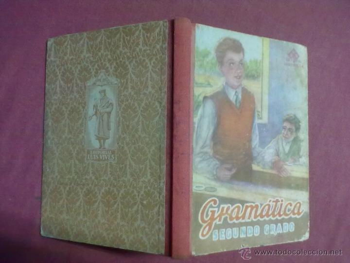 Libros de segunda mano: GRAMATICA SEGUNDO GRADO EDITORIAL LUIS VIVES EDELVIVES FTD 1951 - Foto 1