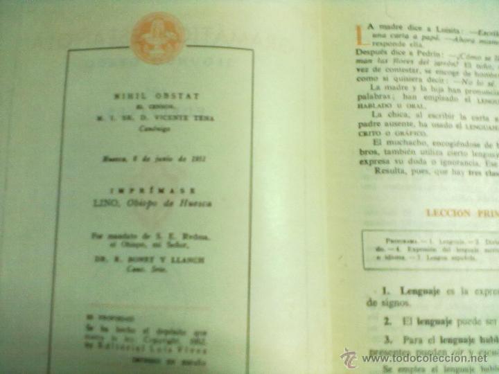 Libros de segunda mano: GRAMATICA SEGUNDO GRADO EDITORIAL LUIS VIVES EDELVIVES FTD 1951 - Foto 2