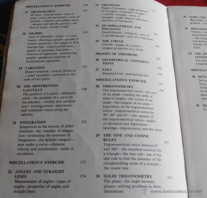 Libros de segunda mano: A COMPLETE O LEVEL MATHEMATICS, 0123456789, A . GREER - Foto 8