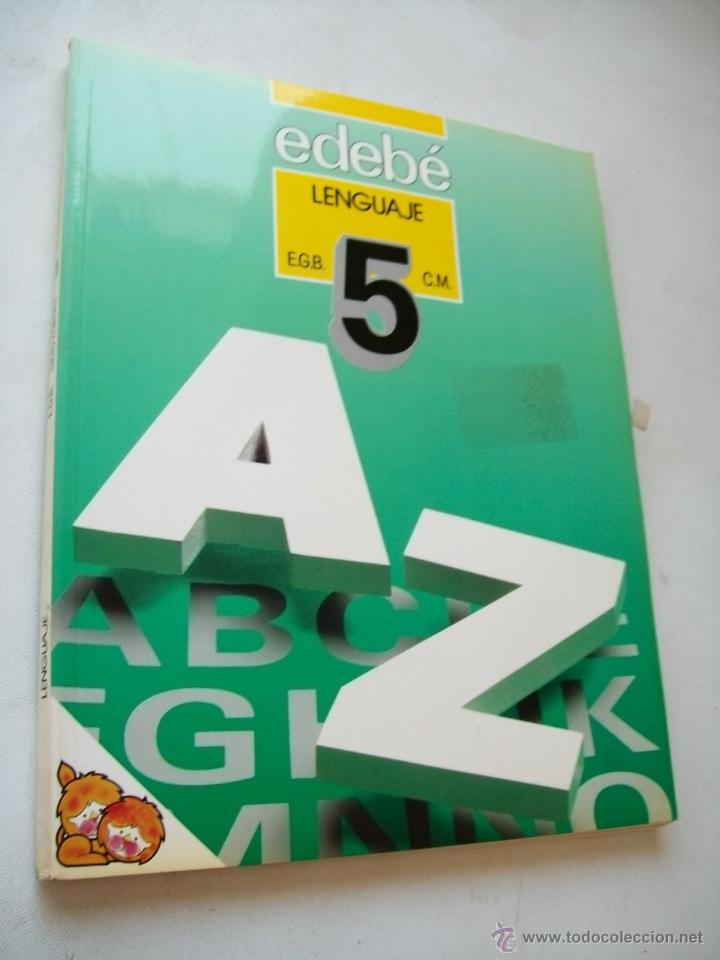 Libros de segunda mano: EDEB&Eacute;, 5&ordm;. EGB-CM- LENGUAJE.- 1987 - Foto 1