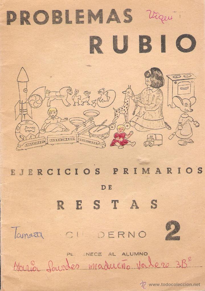 Libros de segunda mano: PROBLEMAS RUBIO - Lote de varios cuadernos - Foto 1