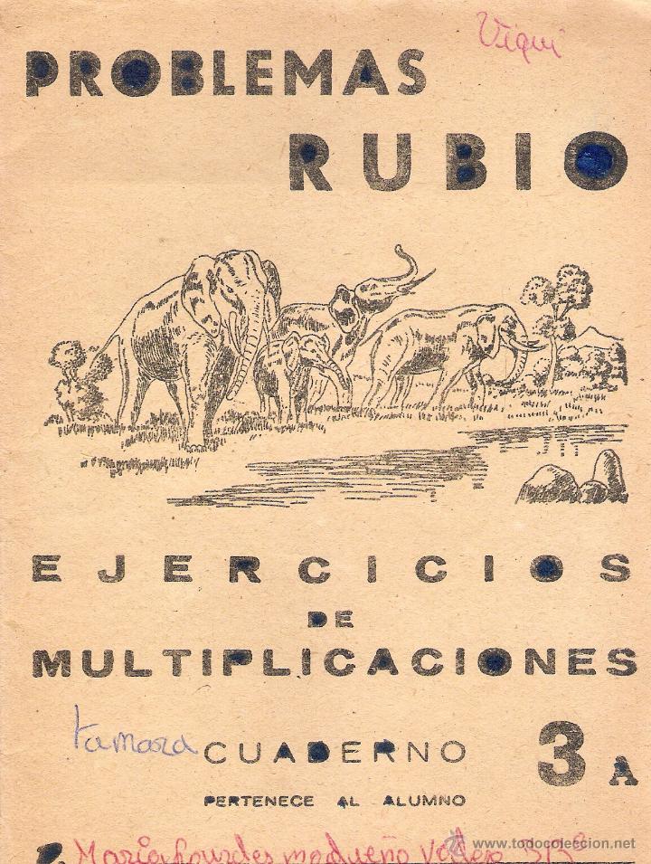 Libros de segunda mano: PROBLEMAS RUBIO - Lote de varios cuadernos - Foto 2
