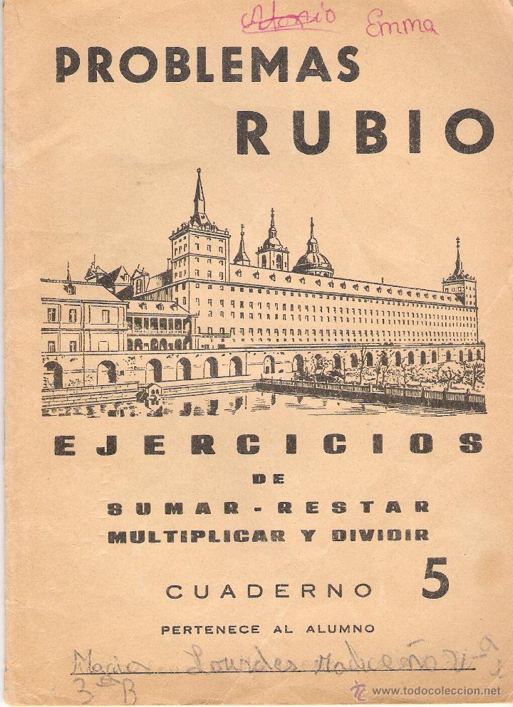 Libros de segunda mano: PROBLEMAS RUBIO - Lote de varios cuadernos - Foto 4