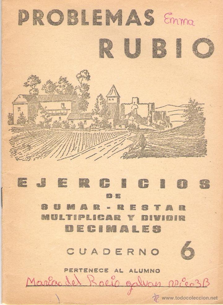 Libros de segunda mano: PROBLEMAS RUBIO - Lote de varios cuadernos - Foto 8