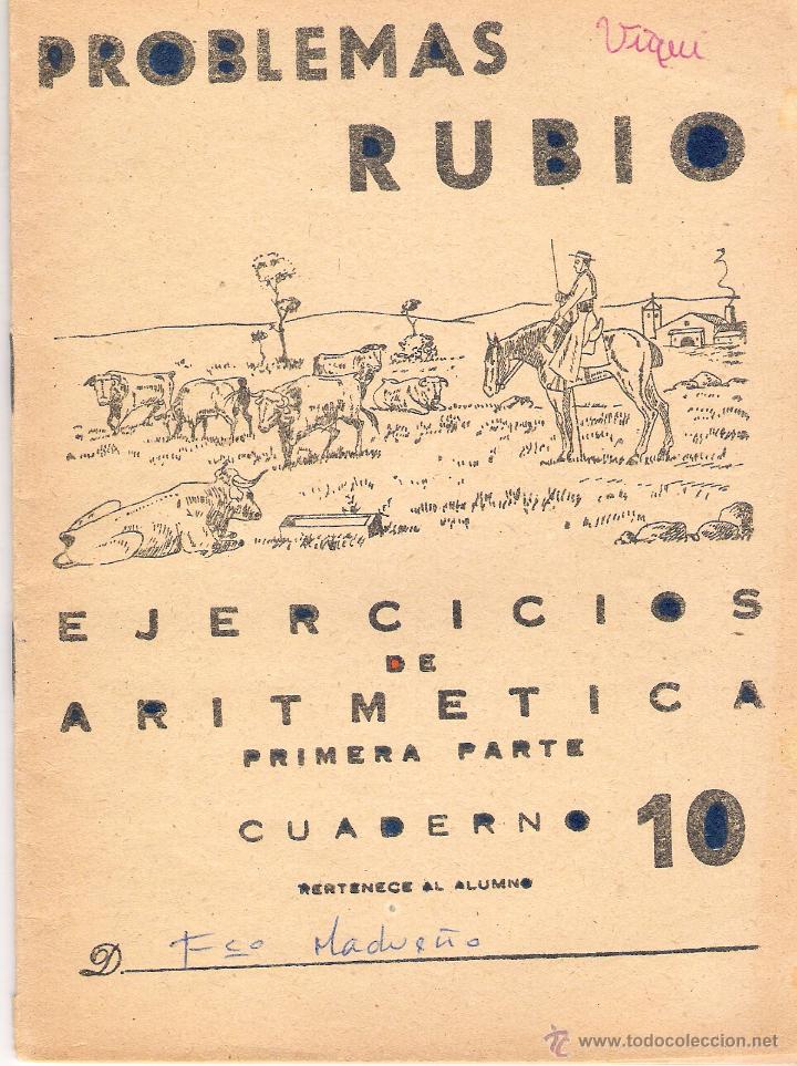 Libros de segunda mano: PROBLEMAS RUBIO - Lote de varios cuadernos - Foto 13