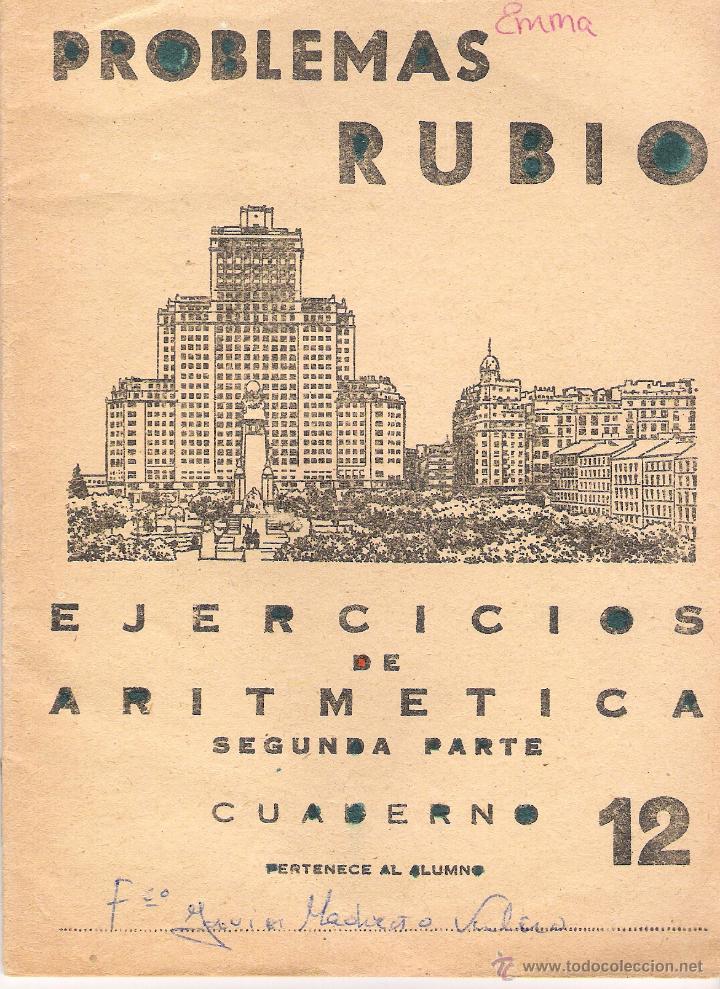 Libros de segunda mano: PROBLEMAS RUBIO - Lote de varios cuadernos - Foto 15