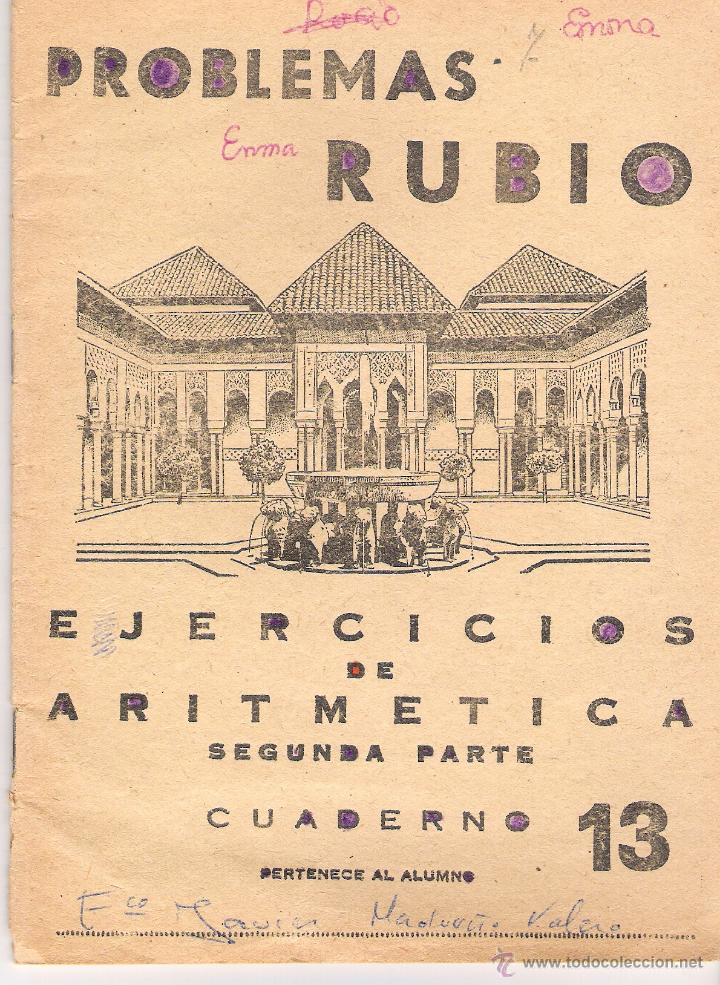 Libros de segunda mano: PROBLEMAS RUBIO - Lote de varios cuadernos - Foto 16