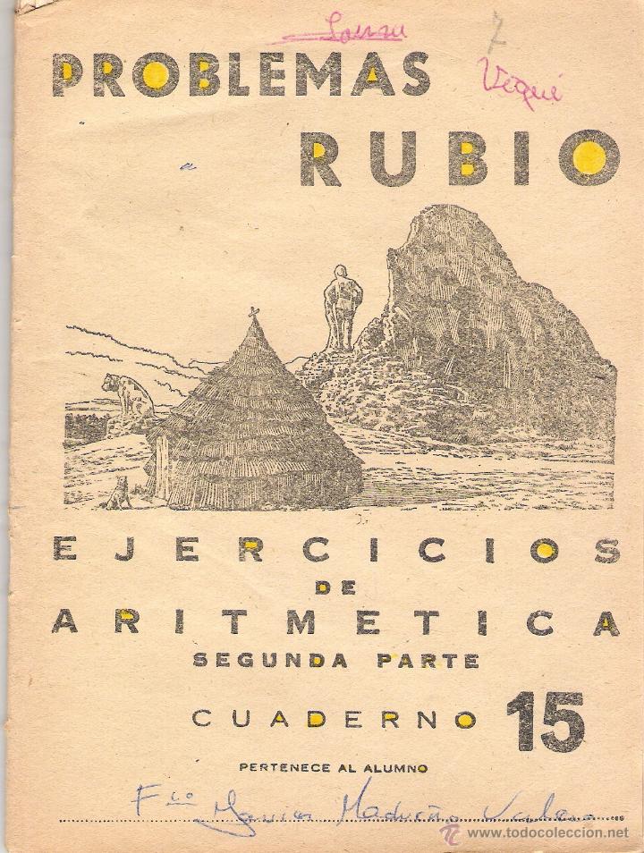 Libros de segunda mano: PROBLEMAS RUBIO - Lote de varios cuadernos - Foto 17