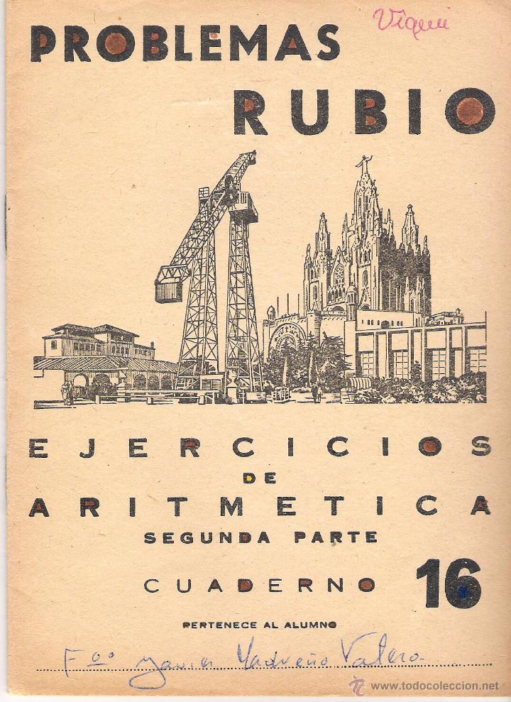 Libros de segunda mano: PROBLEMAS RUBIO - Lote de varios cuadernos - Foto 18