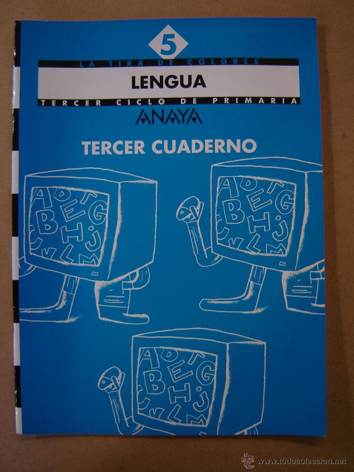 Second hand books: Tercer cuaderno - Lengua - Quinto curso de primaria - La Tira de colores