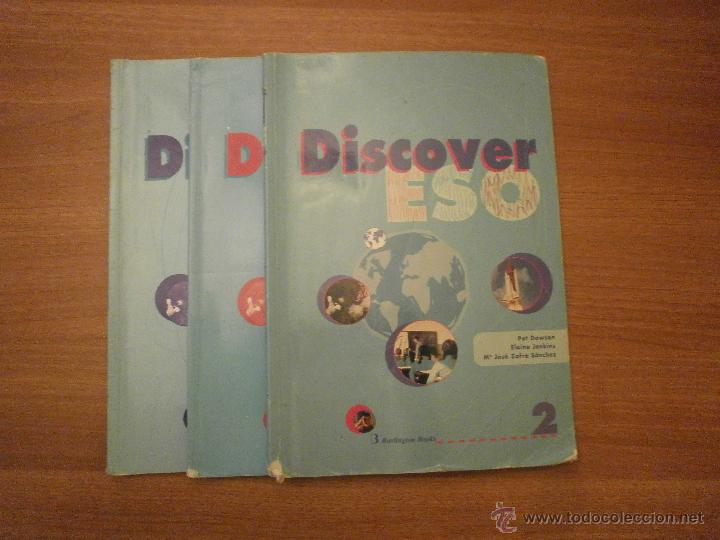 Libros de segunda mano: 3 LIBROS DISCOVER ESO 2&ordm; - DICTIONARY - WORKBOOK - Foto 1