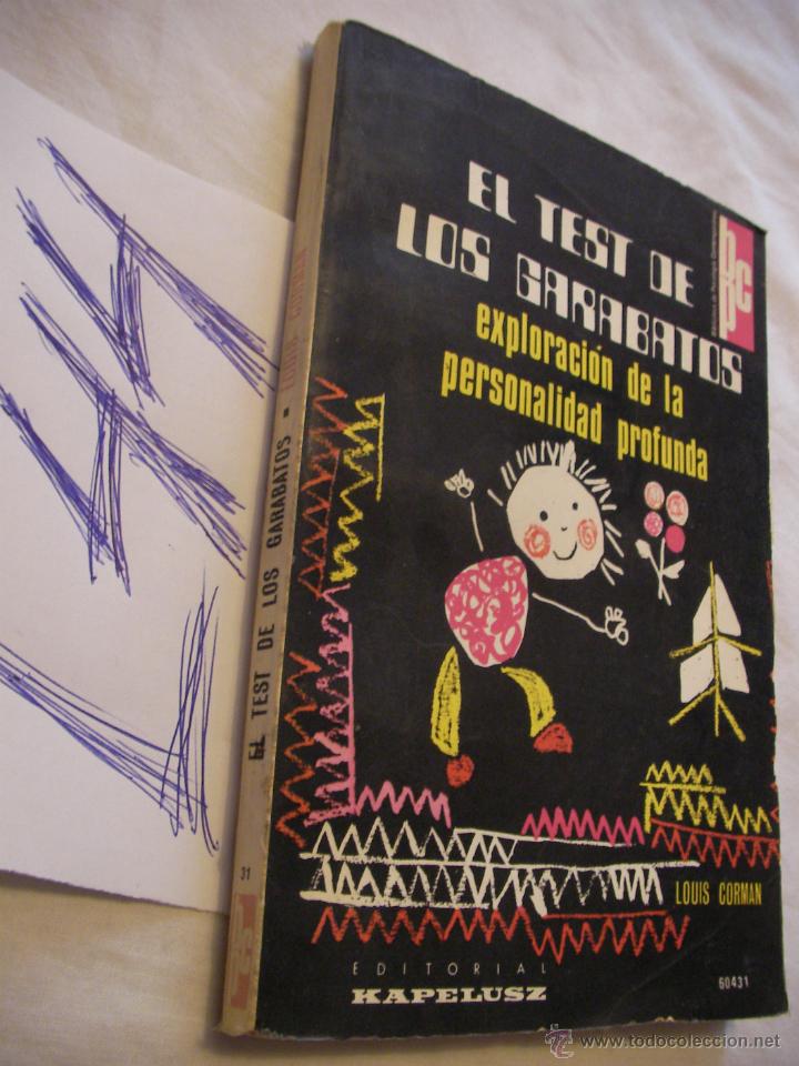 Libros de segunda mano: EL TEST DE LOS GARABATOS - EXPLORACIN DE LA PERSONALIDAD PROFUNDA - LOUIS CORMAN - Foto 1