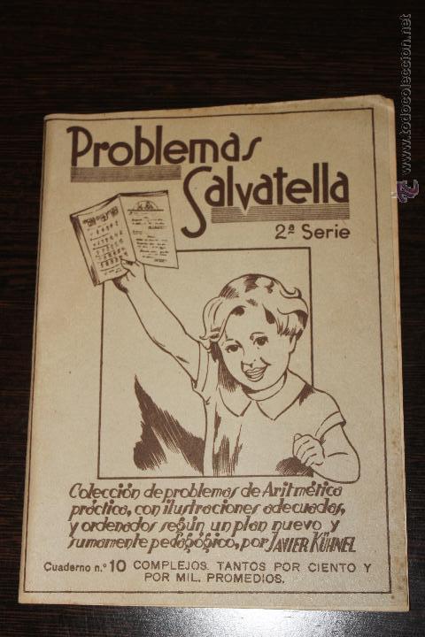 Libros de segunda mano: PROBLEMAS SALVATELLA, ARITMETICA COMPLEJOS, PROMEDIOS - Foto 1
