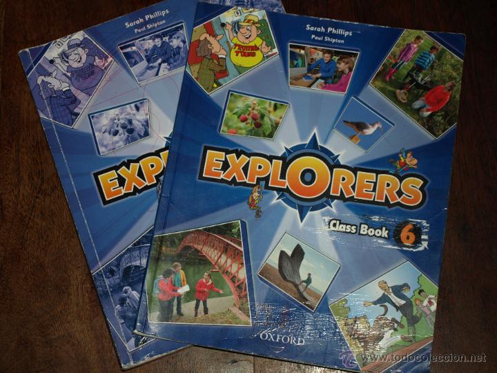 Libros de segunda mano: LIBROS DE INGLES. OXFORD. EXPLORERS 6. CLASS BOOK, ACTIVITY BOOK. USADOS Y COMPLETADOS. - Foto 1