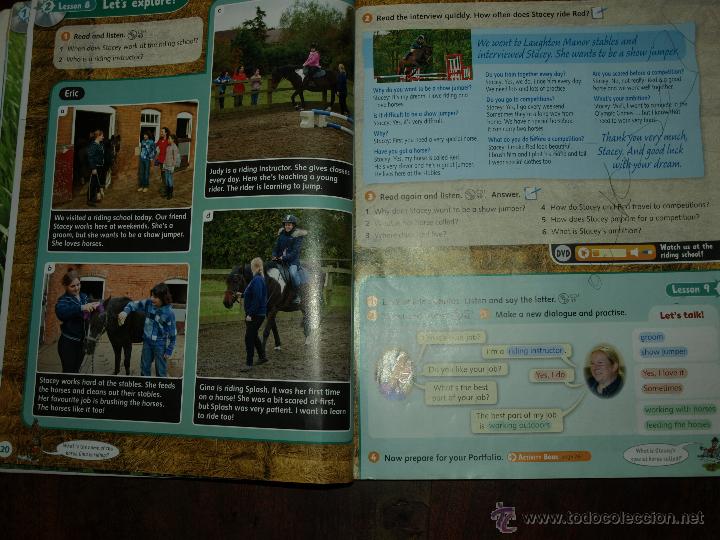 Libros de segunda mano: LIBROS DE INGLES. OXFORD. EXPLORERS 6. CLASS BOOK, ACTIVITY BOOK. USADOS Y COMPLETADOS. - Foto 3