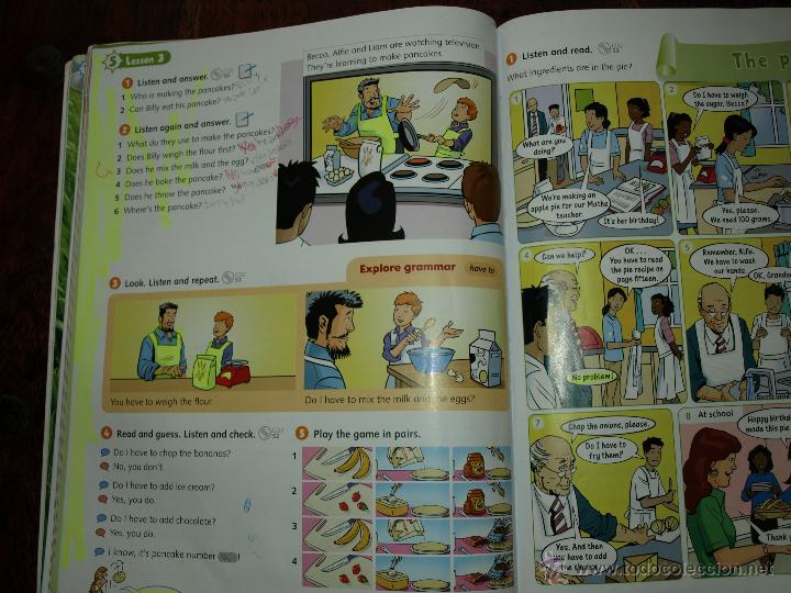 Libros de segunda mano: LIBROS DE INGLES. OXFORD. EXPLORERS 6. CLASS BOOK, ACTIVITY BOOK. USADOS Y COMPLETADOS. - Foto 6