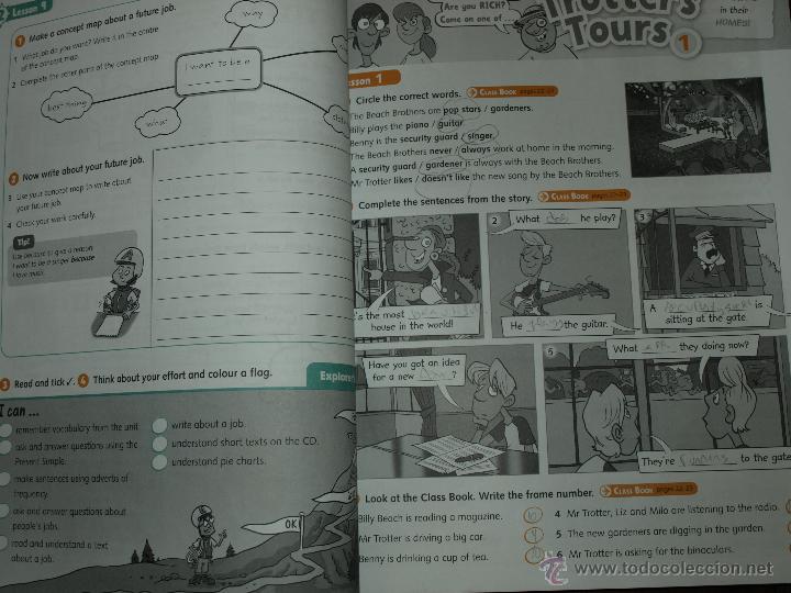 Libros de segunda mano: LIBROS DE INGLES. OXFORD. EXPLORERS 6. CLASS BOOK, ACTIVITY BOOK. USADOS Y COMPLETADOS. - Foto 11