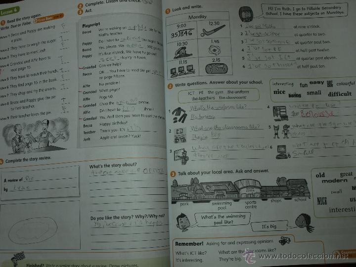 Libros de segunda mano: LIBROS DE INGLES. OXFORD. EXPLORERS 6. CLASS BOOK, ACTIVITY BOOK. USADOS Y COMPLETADOS. - Foto 12