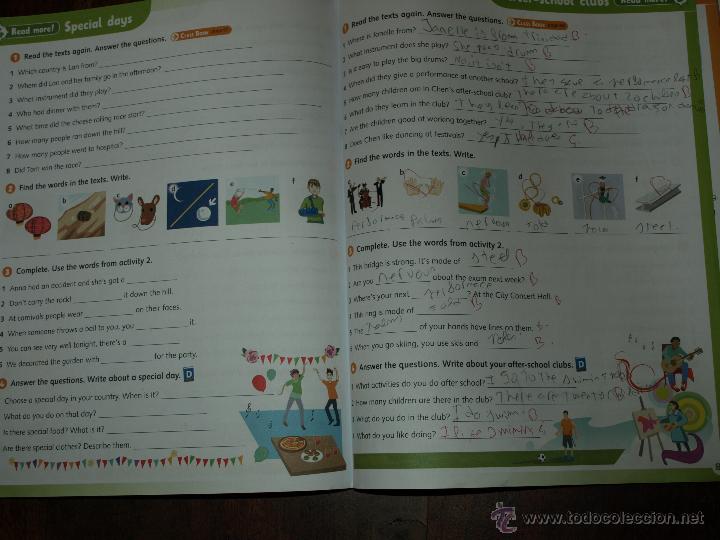 Libros de segunda mano: LIBROS DE INGLES. OXFORD. EXPLORERS 6. CLASS BOOK, ACTIVITY BOOK. USADOS Y COMPLETADOS. - Foto 15