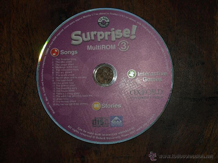 Libros de segunda mano: LIBROS DE INGLES. OXFORD. SURPRISE 3. CLASS BOOK Y ACTIVITY BOOK Y CD. USADOS. - Foto 12