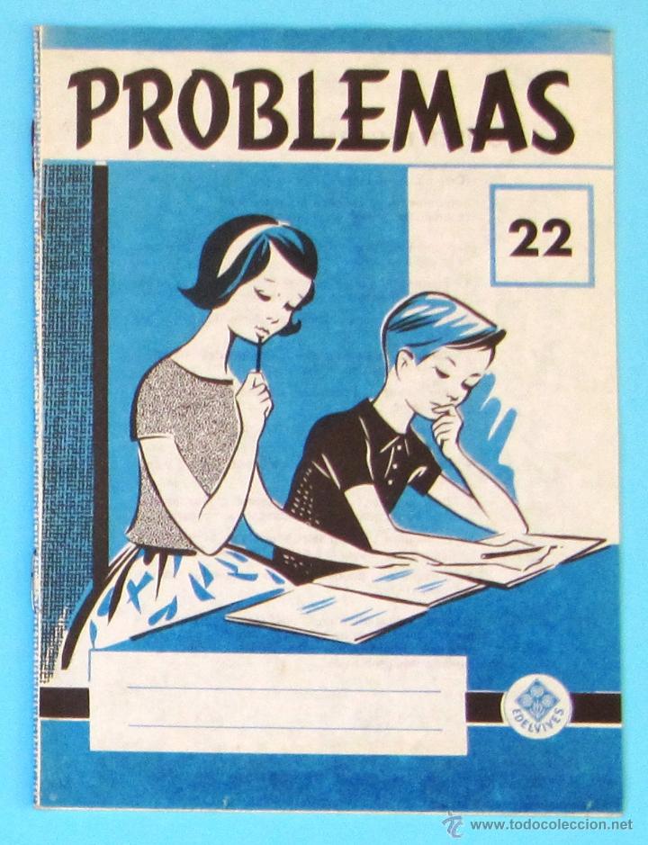 Libros de segunda mano: PROBLEMAS. EDELVIVES. CUADERNO DE PROBLEMAS N&ordm; 22. - Foto 1