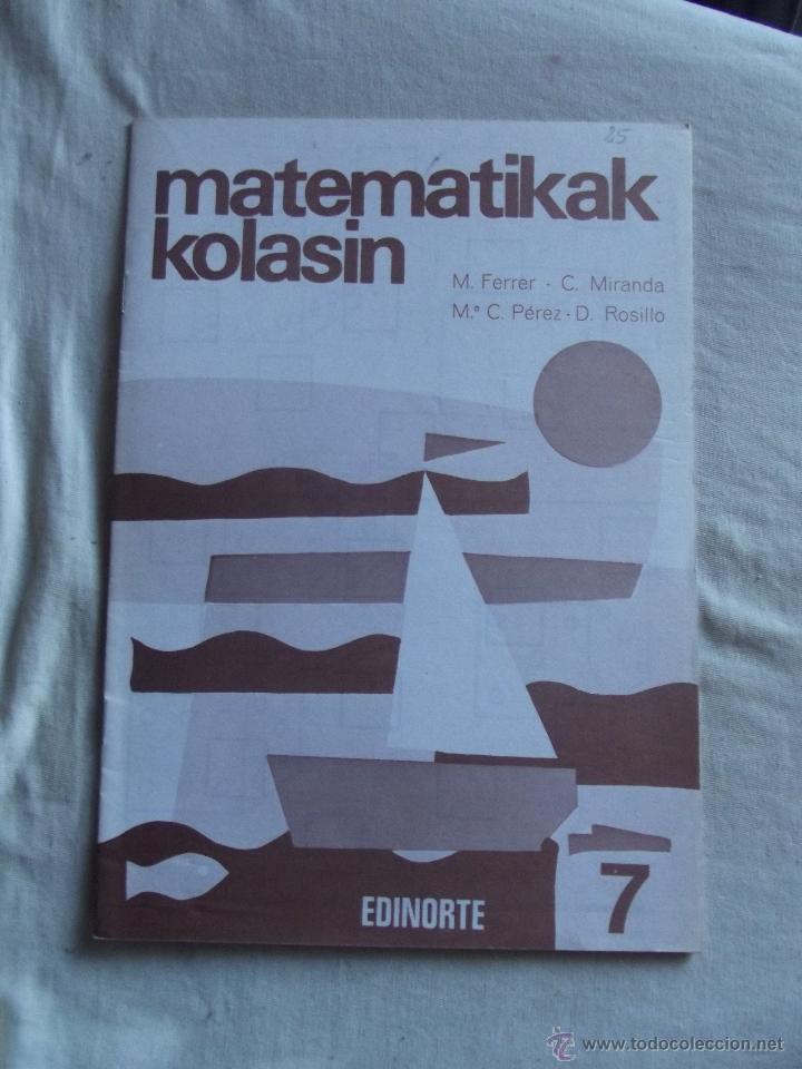 Libros de segunda mano: MATEMATIKAK KOLASIN N&ordm; 7 ( SIN USAR ) - Foto 1