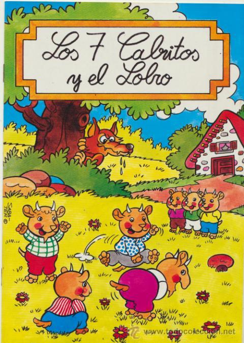 Libros de segunda mano: Colecci&oacute;n Infantil Did&aacute;ctica n&ordm;  2. Los 7 Cabritos y el Lobo. - Foto 1