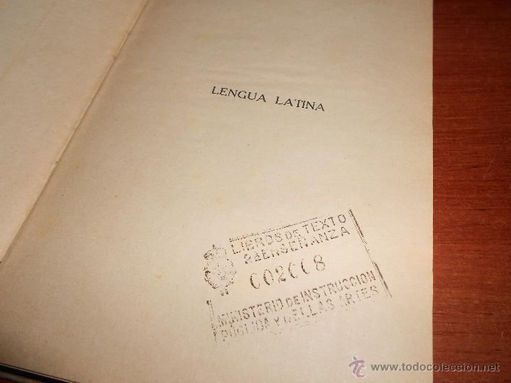 Libros de segunda mano: LIBRO DE TEXTO DE LAT&Iacute;N, EUSTAQUIO ECHAURI, SEGUNDO CURSO EDICI&Oacute;N OFICIAL 1929 - Foto 4