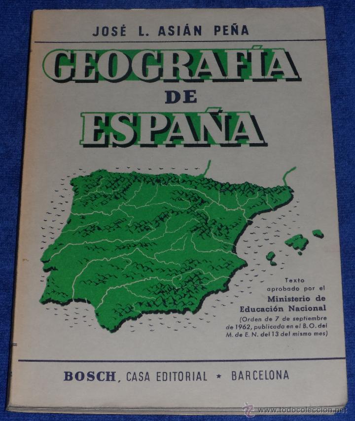 Libros de segunda mano: Geograf&iacute;a de Espa&ntilde;a - Bosch (1962) - Foto 1