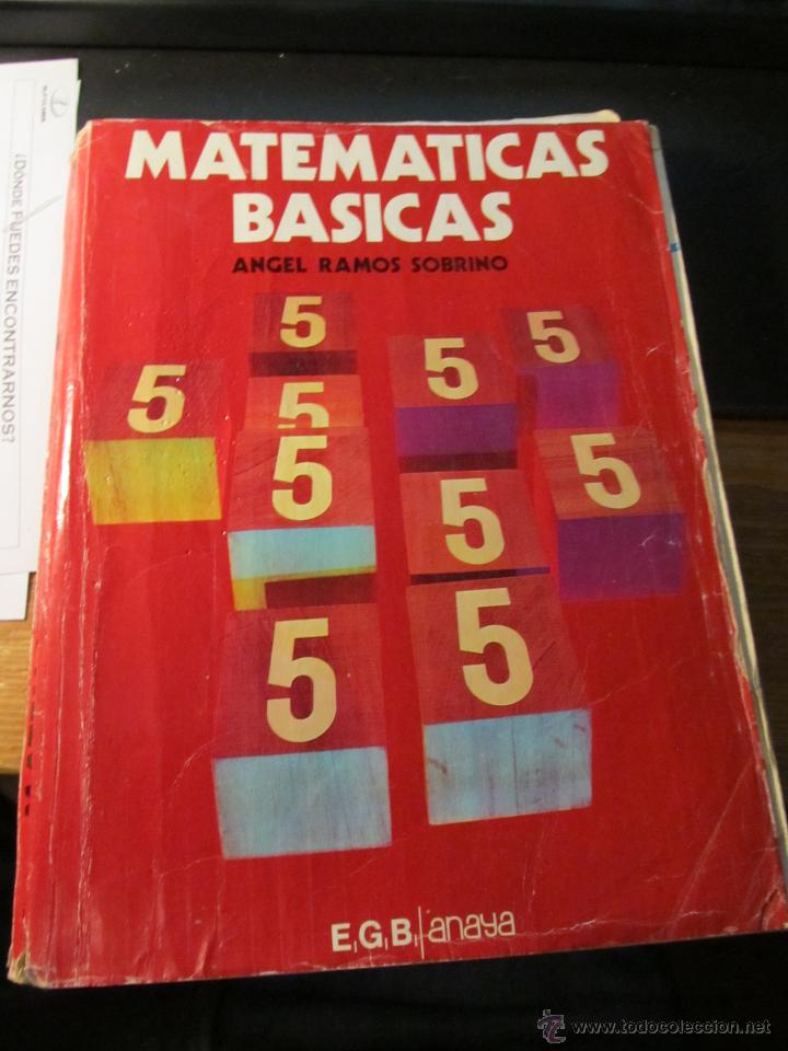 Libros de segunda mano: M69 LIBRO DE TEXTO 5 EGB MATEMATICAS BASICAS DE LA EDITORIAL ANAYA 1977 - Foto 1