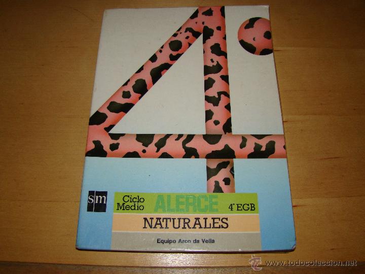Libros de segunda mano: ALERCE - NATURALES 4&ordm; EGB - SM - Foto 1