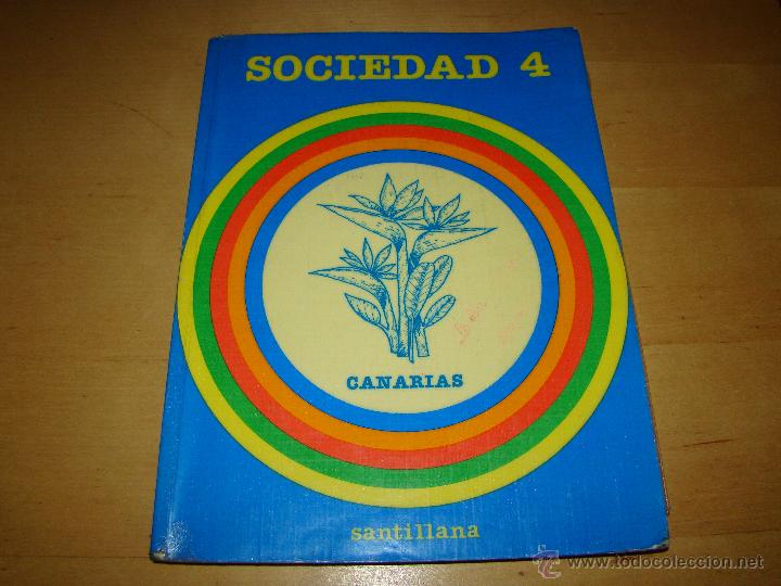 Libros de segunda mano: SOCIEDAD 4 (CANARIAS)- SANTILLANA - Foto 1