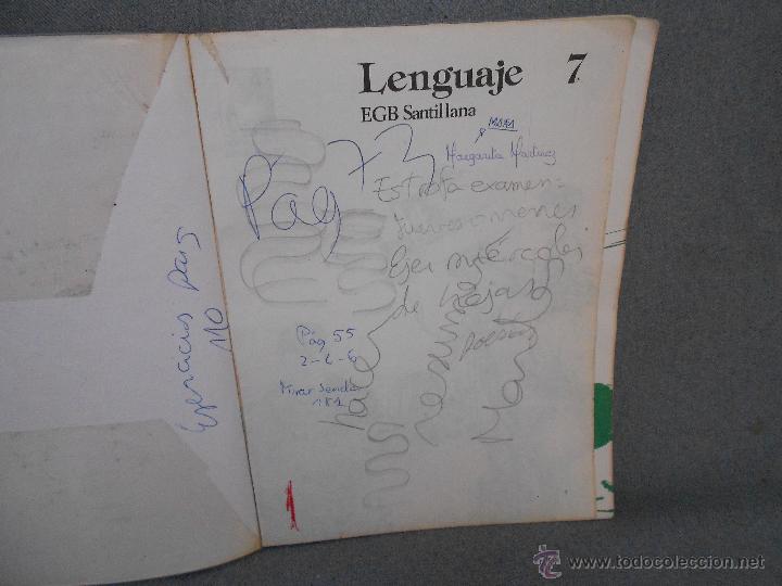 Libros de segunda mano: LENGUAJE 7 CURSO EGB SANTILLANA - Foto 2