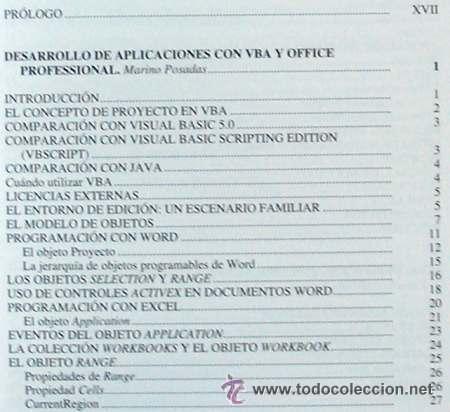 Libros de segunda mano: INTERIOR LIBRO - INDICE - Foto 3