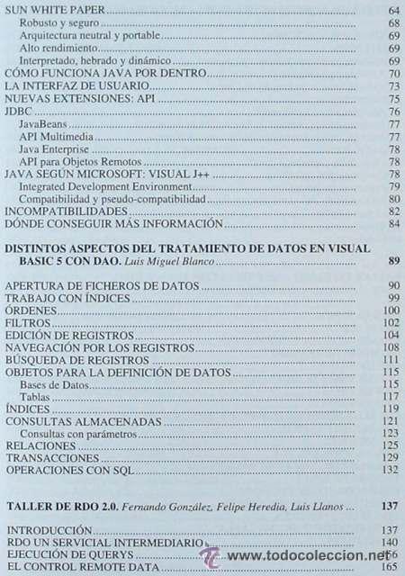Libros de segunda mano: INTERIOR LIBRO - INDICE - Foto 5