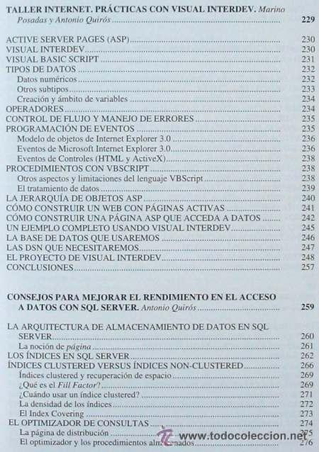 Libros de segunda mano: INTERIOR LIBRO - INDICE - Foto 7