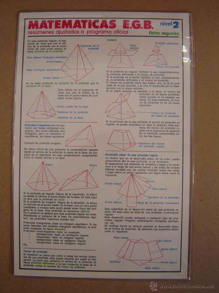 Libros de segunda mano: Fichas de Matem&aacute;ticas E.G.B. nivel 2 - Ficha 1&ordf; y 2&ordf; - Foto 3