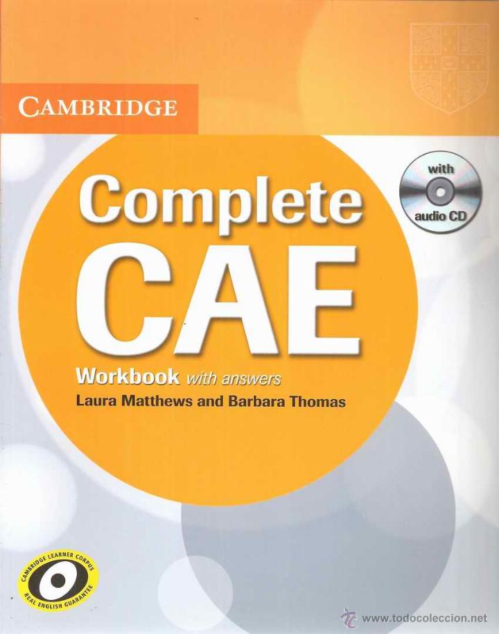 Libros de segunda mano: COMPLETE CAE WORKBOOK WITH ANSWERS - CAMBRIDGE UNIVERSITY PRESS 2009 - Foto 1