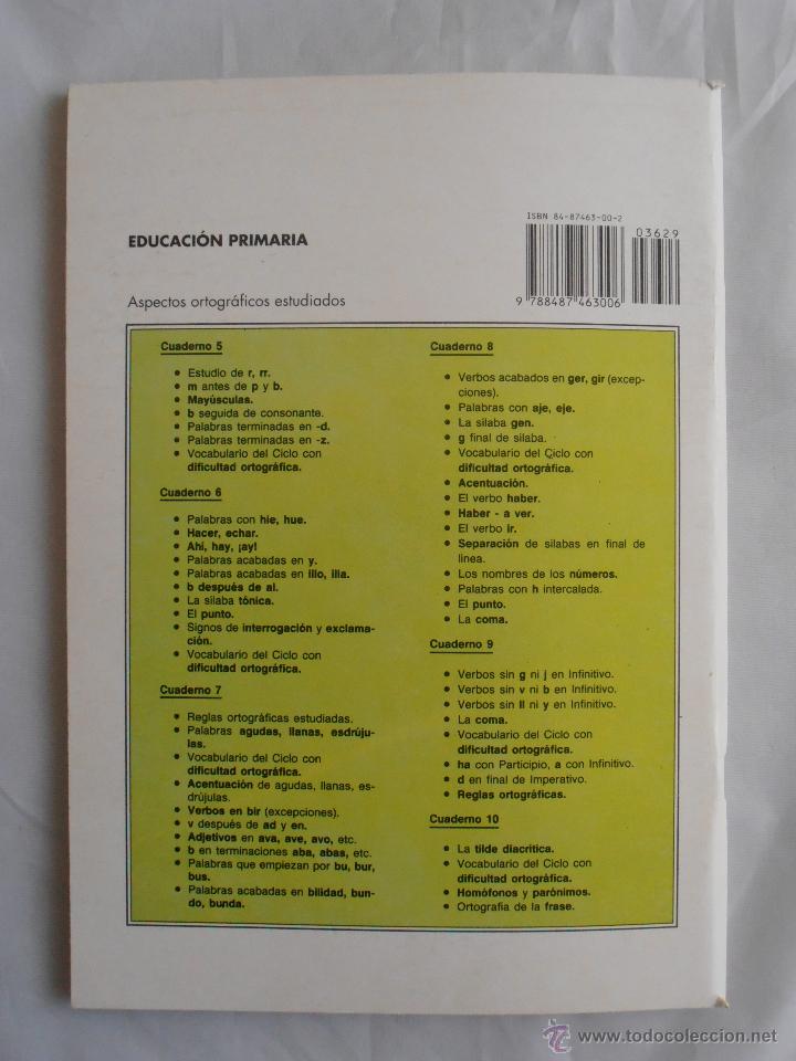 Libros de segunda mano: CUADERNILLO ORTOGRAFIA 9 JESUS PEREZ GONZALEZ EDITORIAL LA CALESA - Foto 2